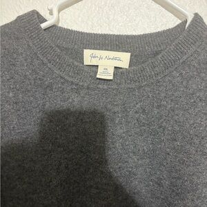 John W. Nordstrom Charcoal Crewneck Sweater